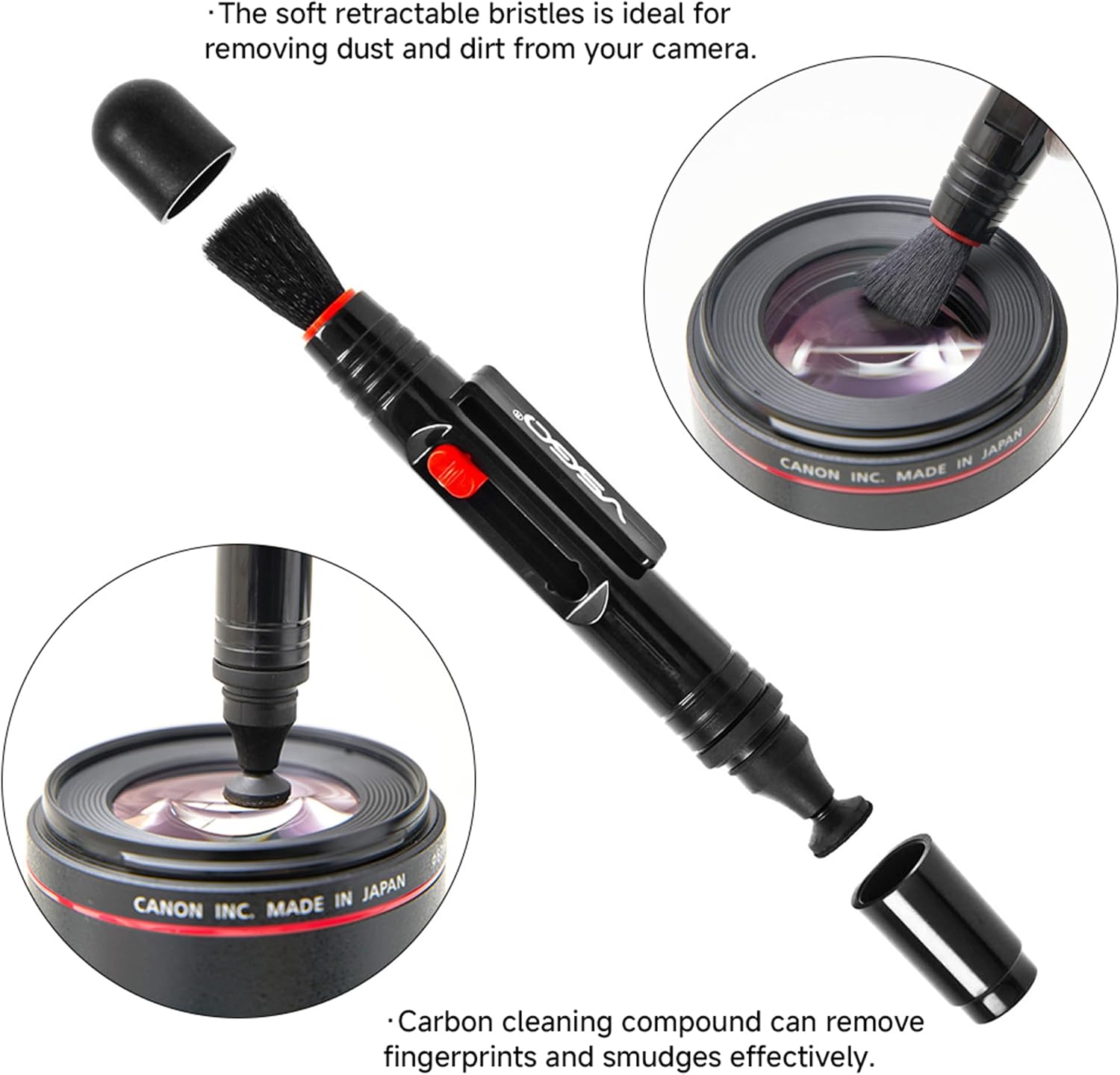DKL-20F Sensor Cleaning Kit for Full Frame Cameras (24mm) | Compatible with Canon, Nikon, Sony, Pentax & DSLR