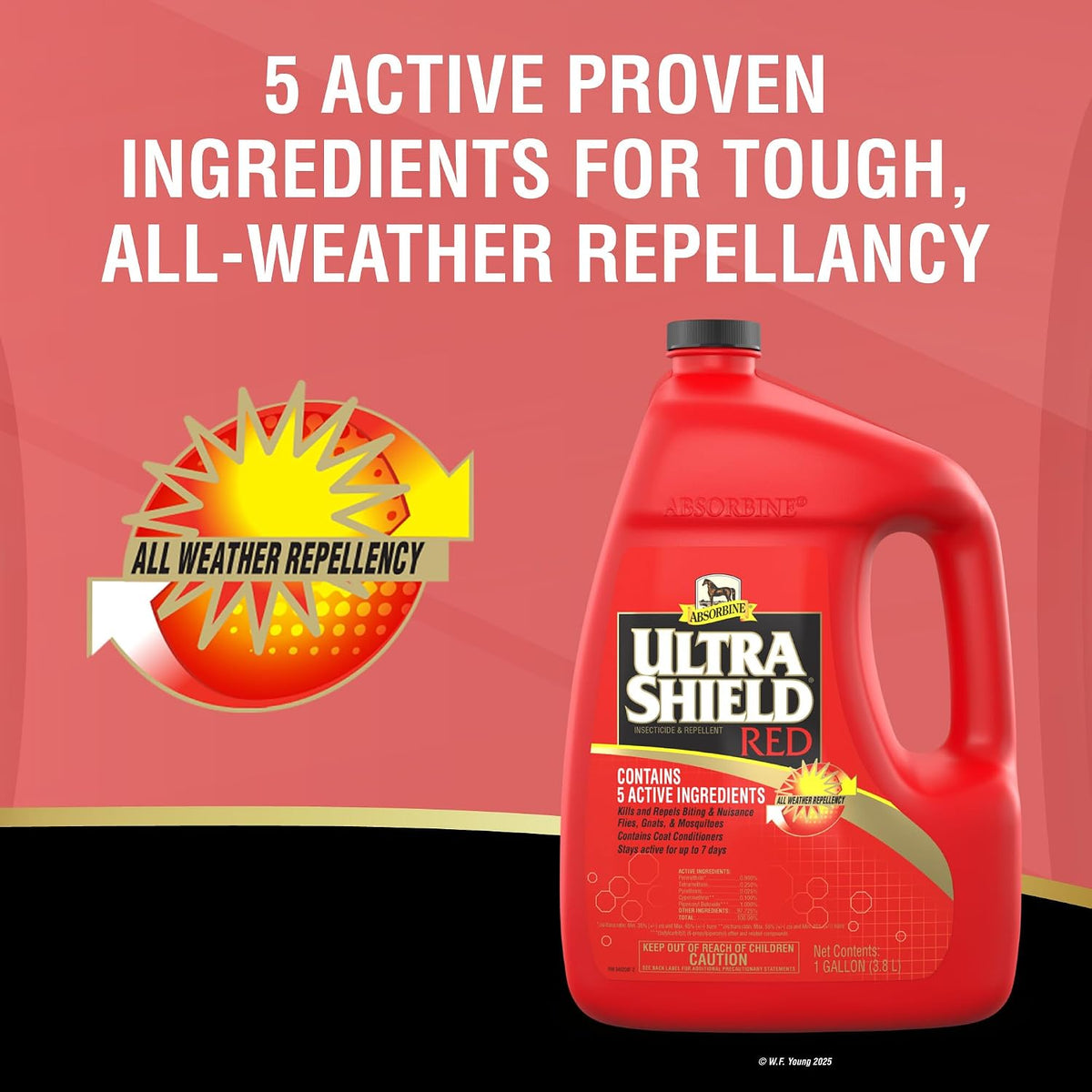 UltraShield Red Insecticide & Repellent, 128 fl oz Gallon