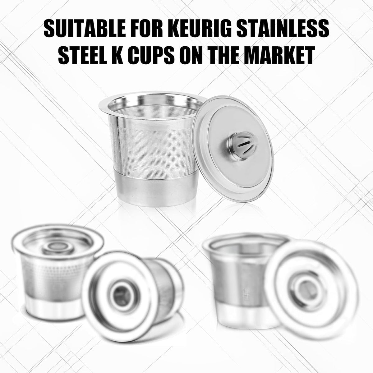 20 Pack Silicone Gaskets Replacement Seals Ring for Keurig Reusable K Cup