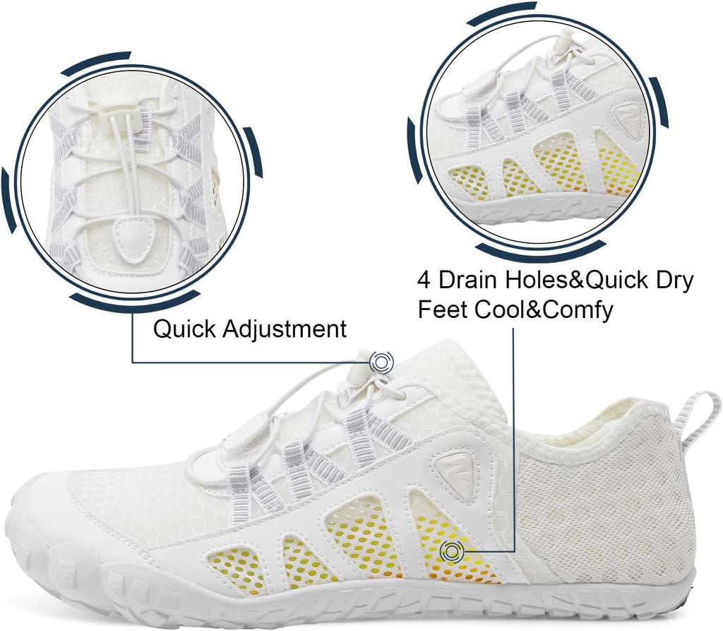 Swim Water Shoes for Women Men Quick Dry Barefoot Aqua Sneakers Shoe for Beach Hiking Diving Boating River Outdoor