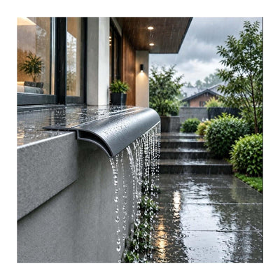 Aluminum Windowsill Drip Edge, Diverter Trim for Exterior Walls