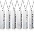 Urn Necklace for Ashes for Men Women Cremation Jewelry for Ashes Stainless Steel Small Keepsake Pendant for Human Ashes