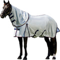 ComFiTec Airflow Fly Sheet Detach-A-Neck, Grey/Navy/Burgundy, 78"
