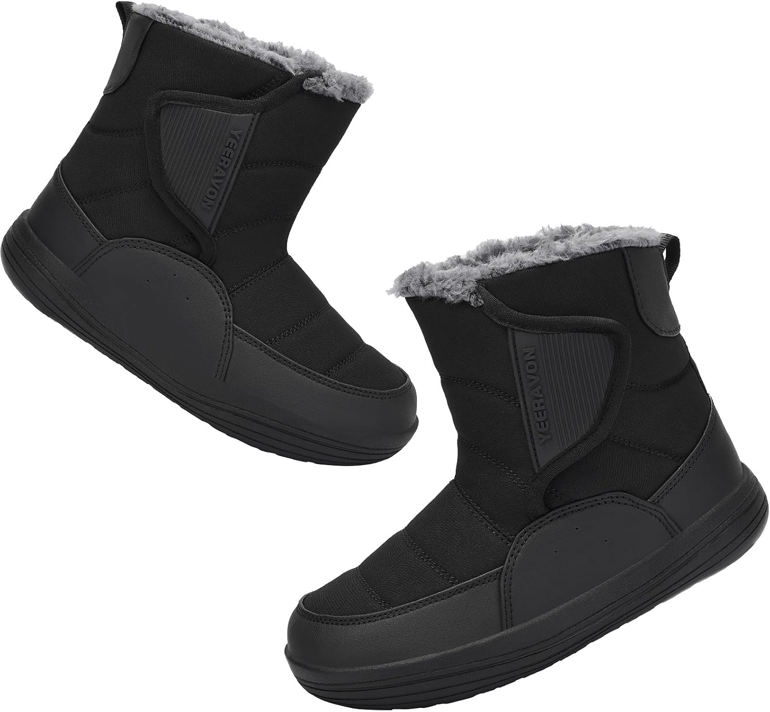 Toddler Winter Snow Boots Boys Girls Waterproof Slip Resistant Warm Winter Shoes(Toddler/Little Kid/Big Kid)