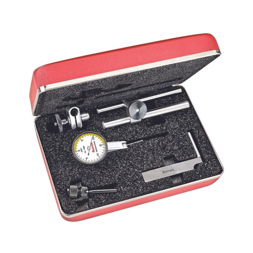 Starrett Dial Test Indicator, 1-3/8" Dia, .0005" Graduation, .030" Range