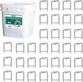 3/4" Metal Wire Buckle for Woven Cord Strapping