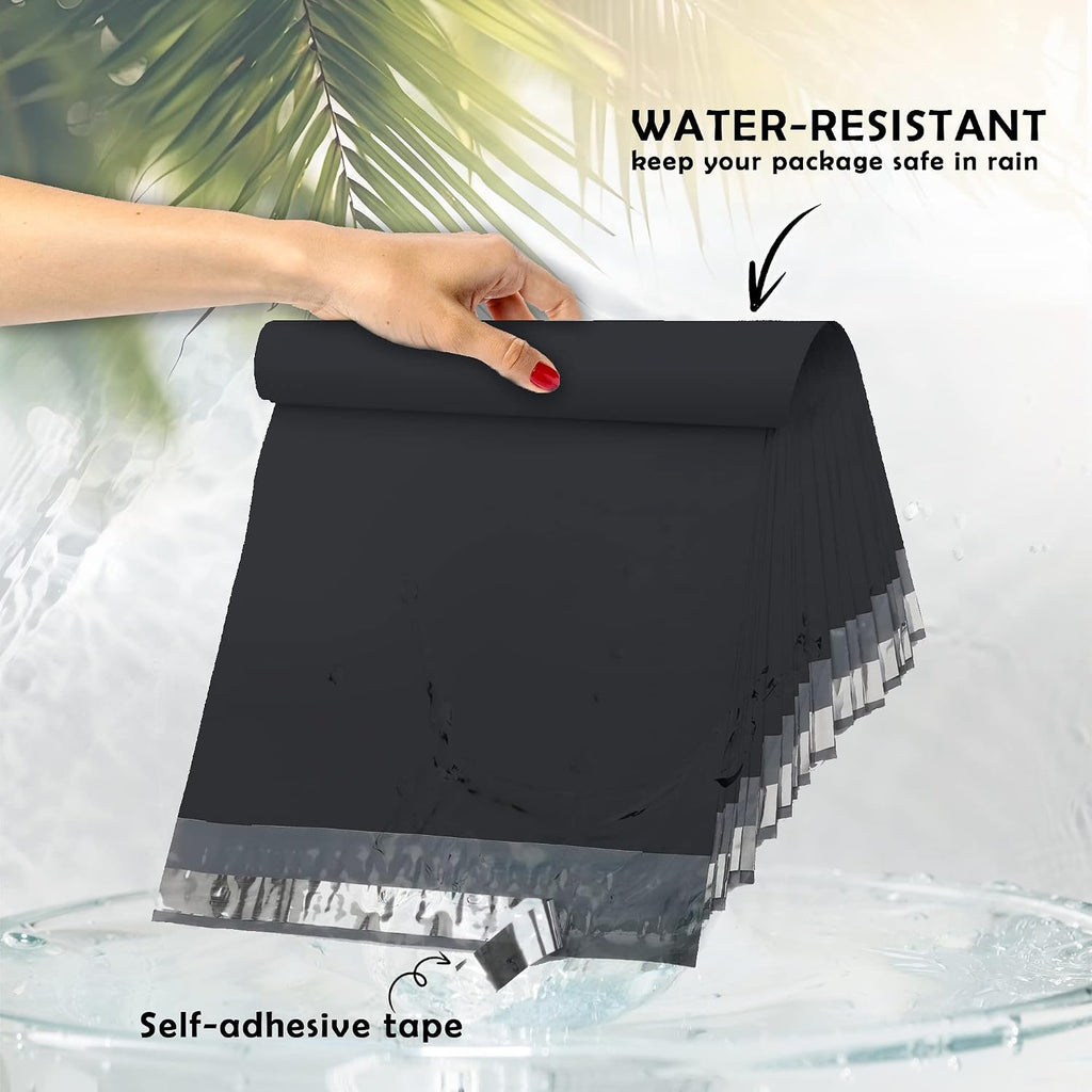 Poly Mailers 6x9 200 Pack Black Self-Seal Shipping Envelopes M1