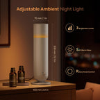 U1 Smart Hotel Waterless Diffuser with 100mL Oils Kit, Beige Gray