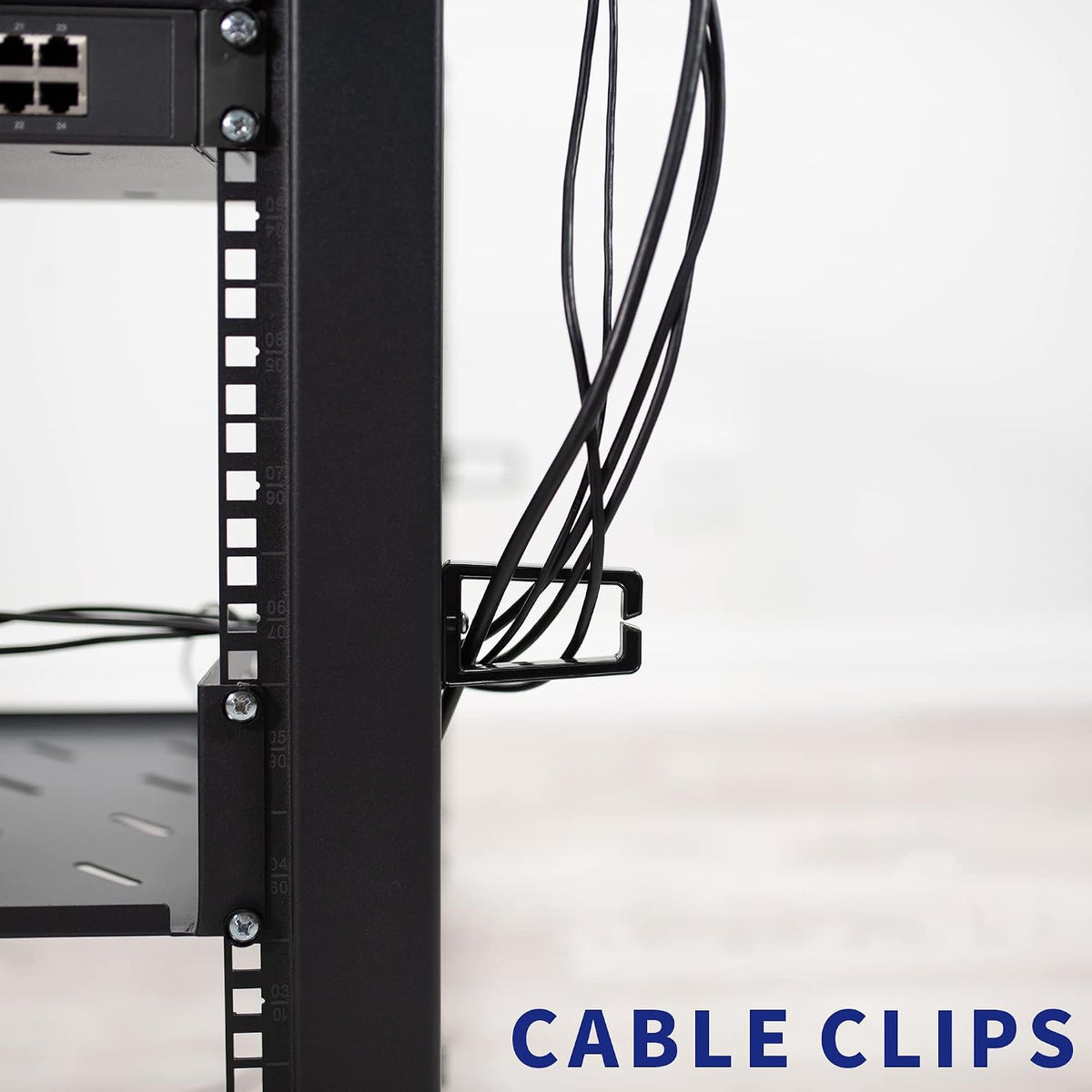 VIVO 25U Freestanding Server Rack Cart