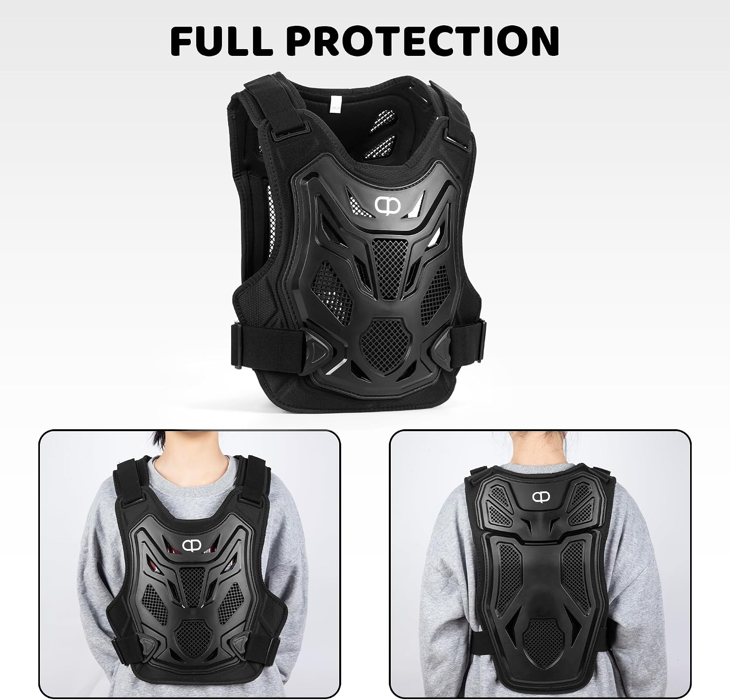 Kids Dirt Bike Gear - Youth Motorcycle Riding Protective Gear Motocross Armor Suit Chest Protector for Boys Girls