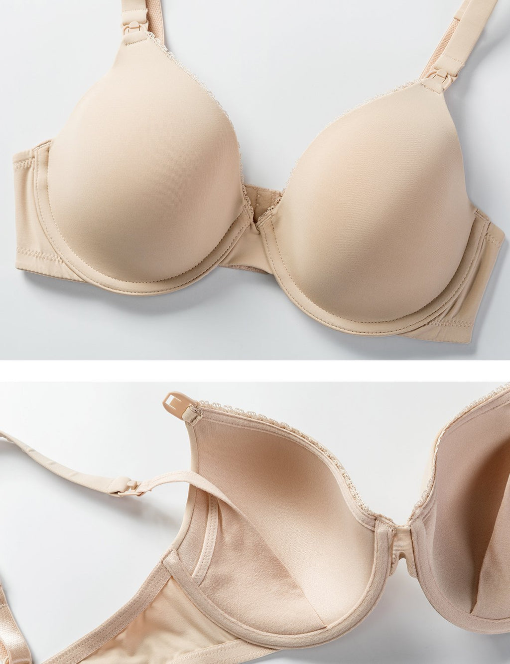 Women's Nursing Bras Underwired Beige 36F