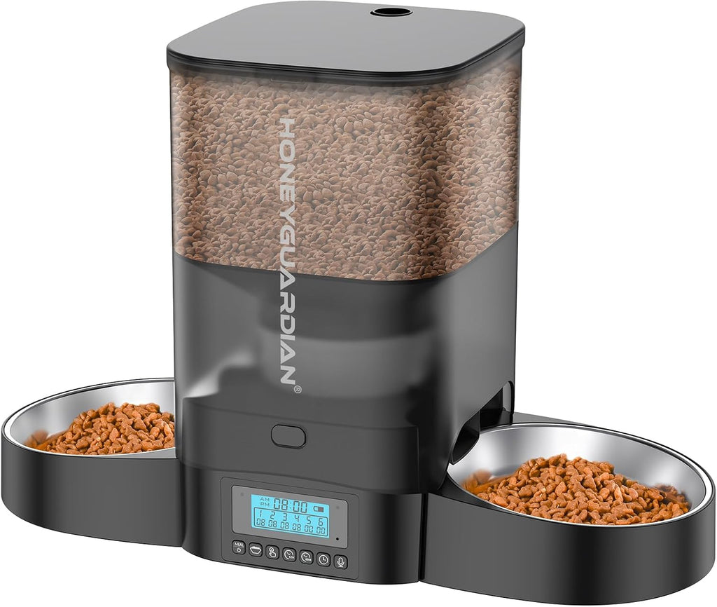 Automatic Cat Feeder for 2 Cats,Cat Food Dispenser