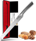 Bread Knife 10 Inch: Japanese High Carbon Stainless Steel