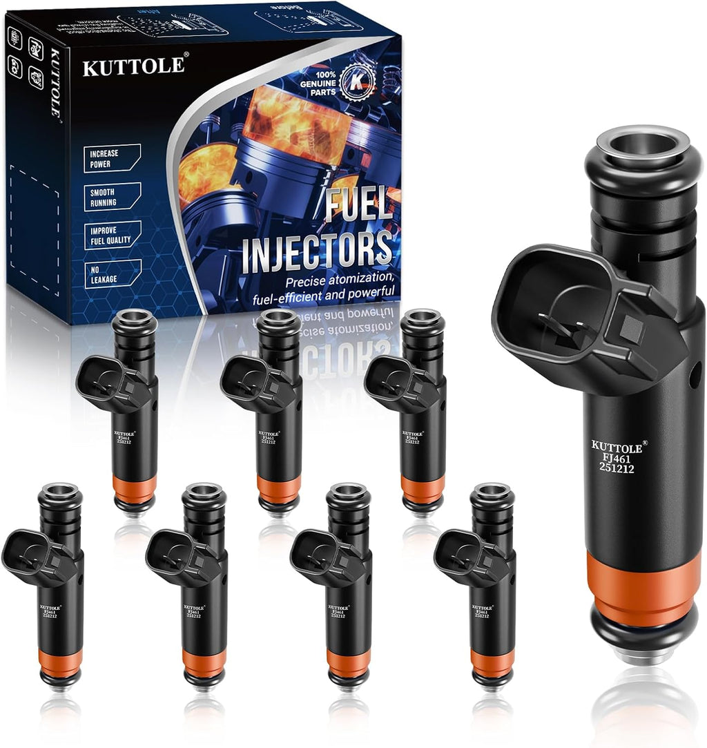 8Pcs Fuel Injectors Compatible with Ford Mercury
