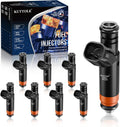 8Pcs Fuel Injectors Compatible with Ford Mercury