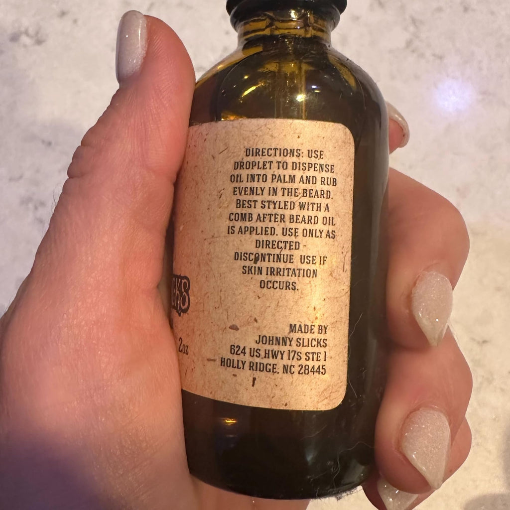 Organic Beard Oil for Men, Veteran Owned, Rugged