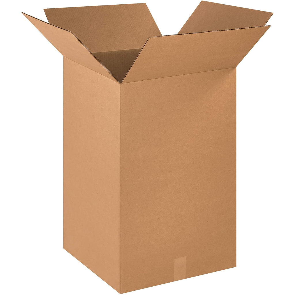 Shipping Boxes Medium 18"L x 18"W x 28"H 10-Pack - Corrugated Cardboard Box for Moving, Mailing, Packing, Packaging