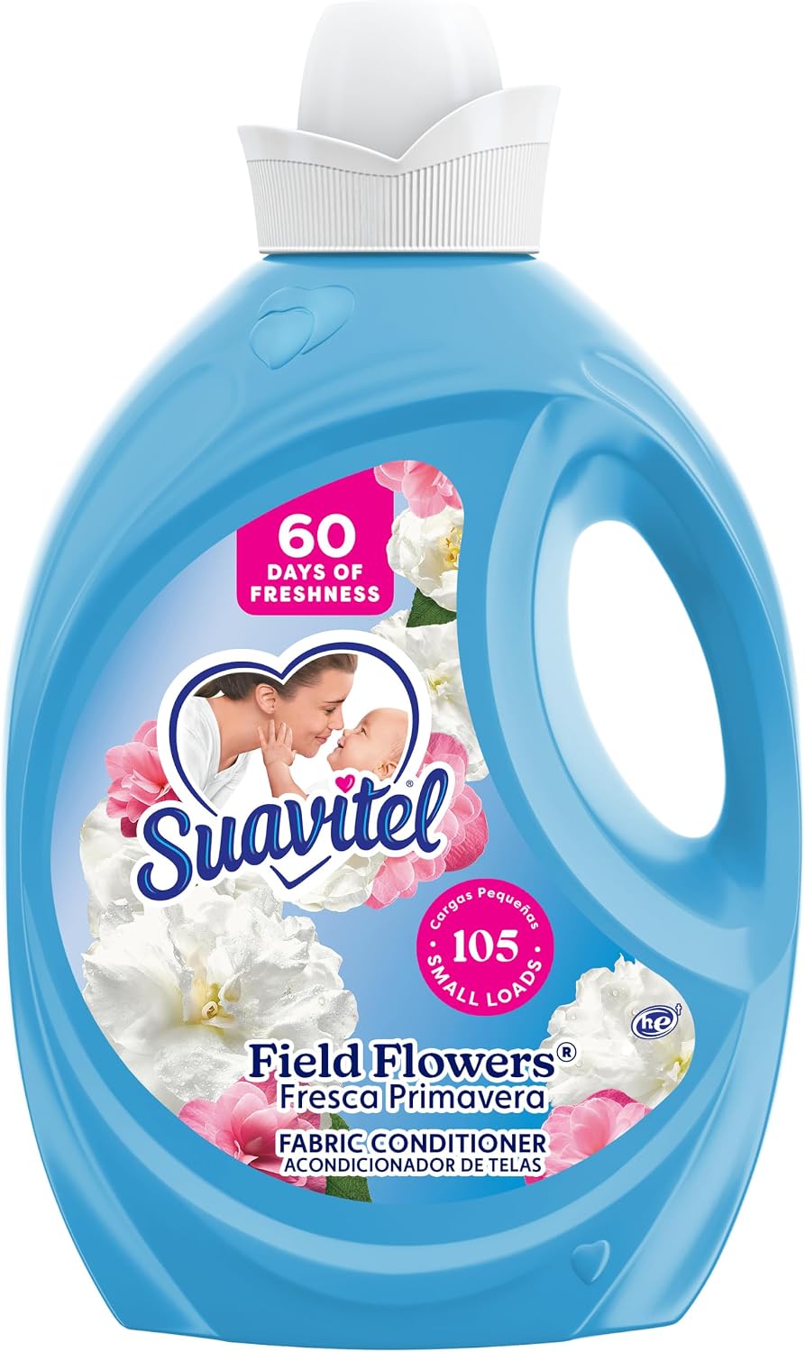 Liquid Fabric Softener, Field Flowers Scent, 105 fl oz