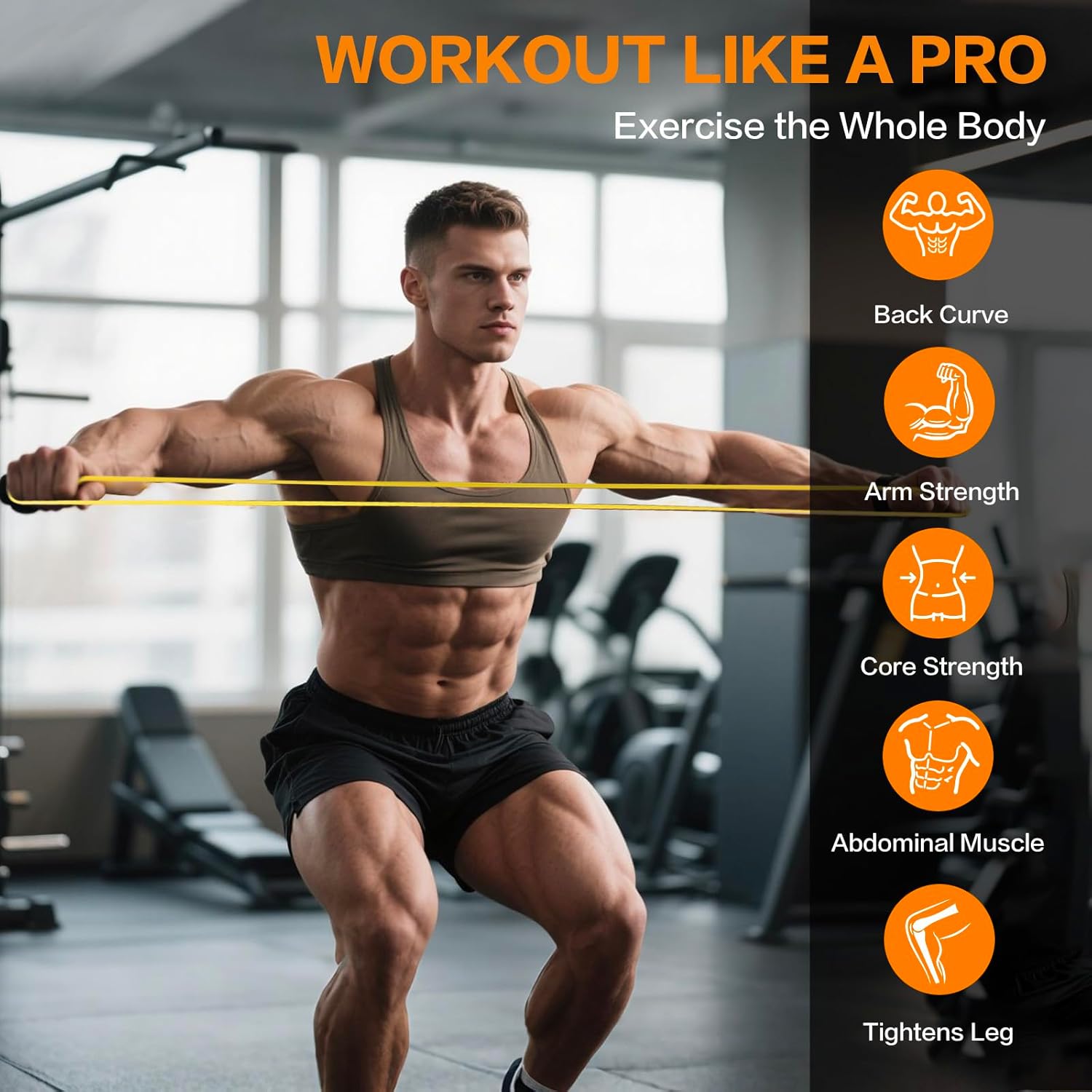 Resistance Bands, Pull Up Bands, Pull Up Assistance Bands Set for Men & Women, Exercise Workout Bands for Working
