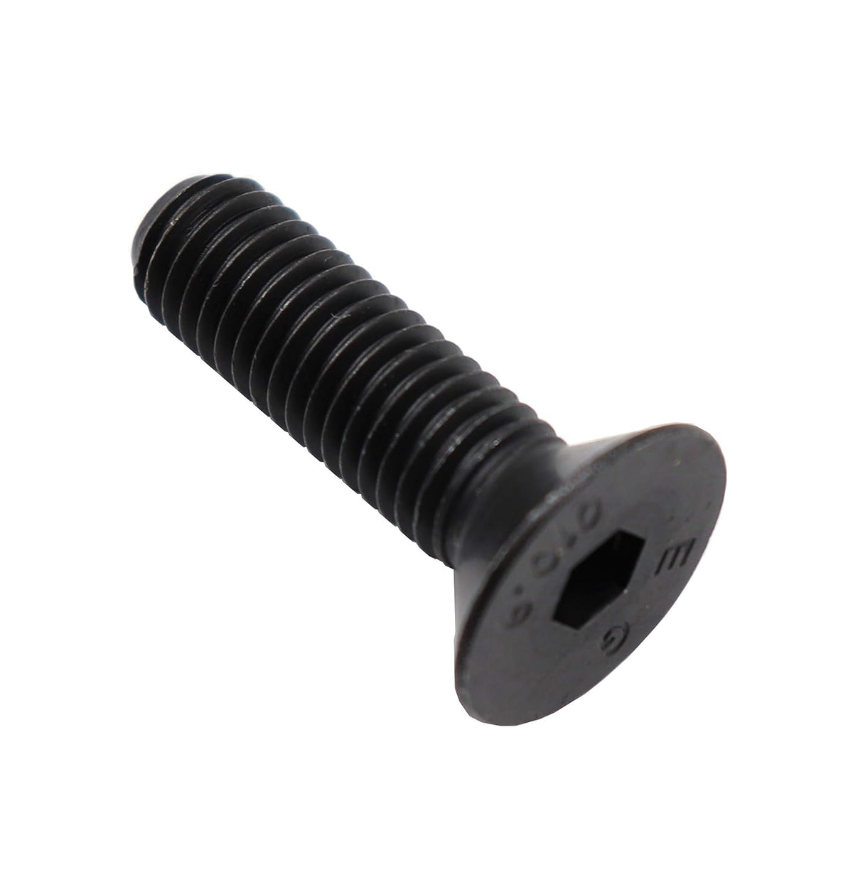 10pcs M10 x 50mm Black Flat Countersunk Head Hex Socket Cap Bolts 10.9 Grade Alloy Steel,Coarse Thread