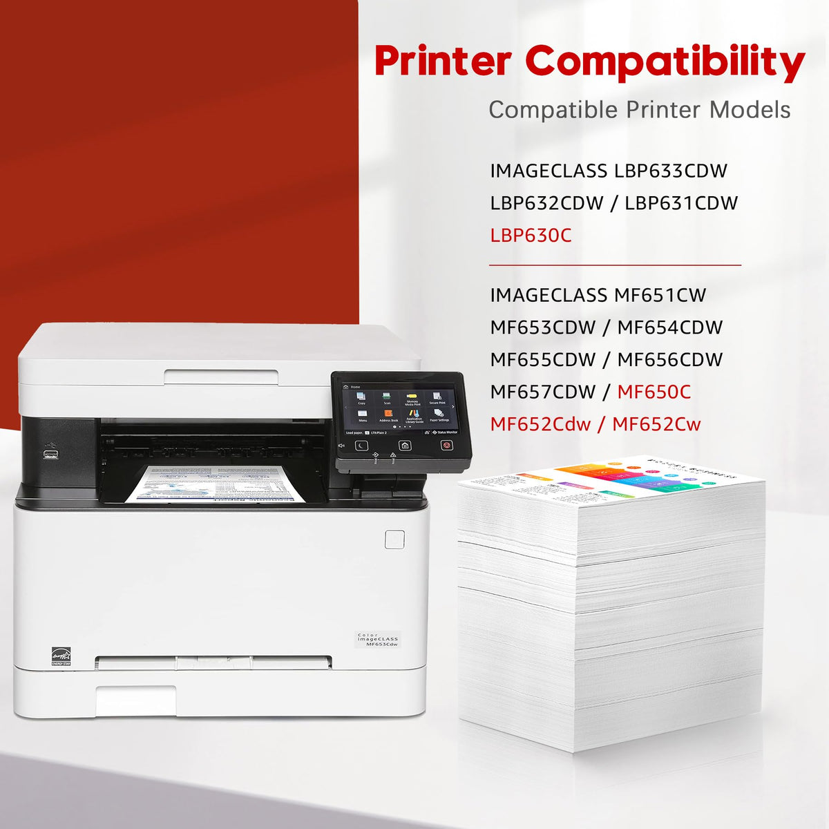 Compatible for Canon 067H 067 Toner Cartridge Set