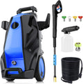 Heavy Duty 5000PSI 4.0GPM Electric Pressure Washer with 33FT Hose, 4 QC Nozzles for Cars/Fences/Patios/Home Cleaning