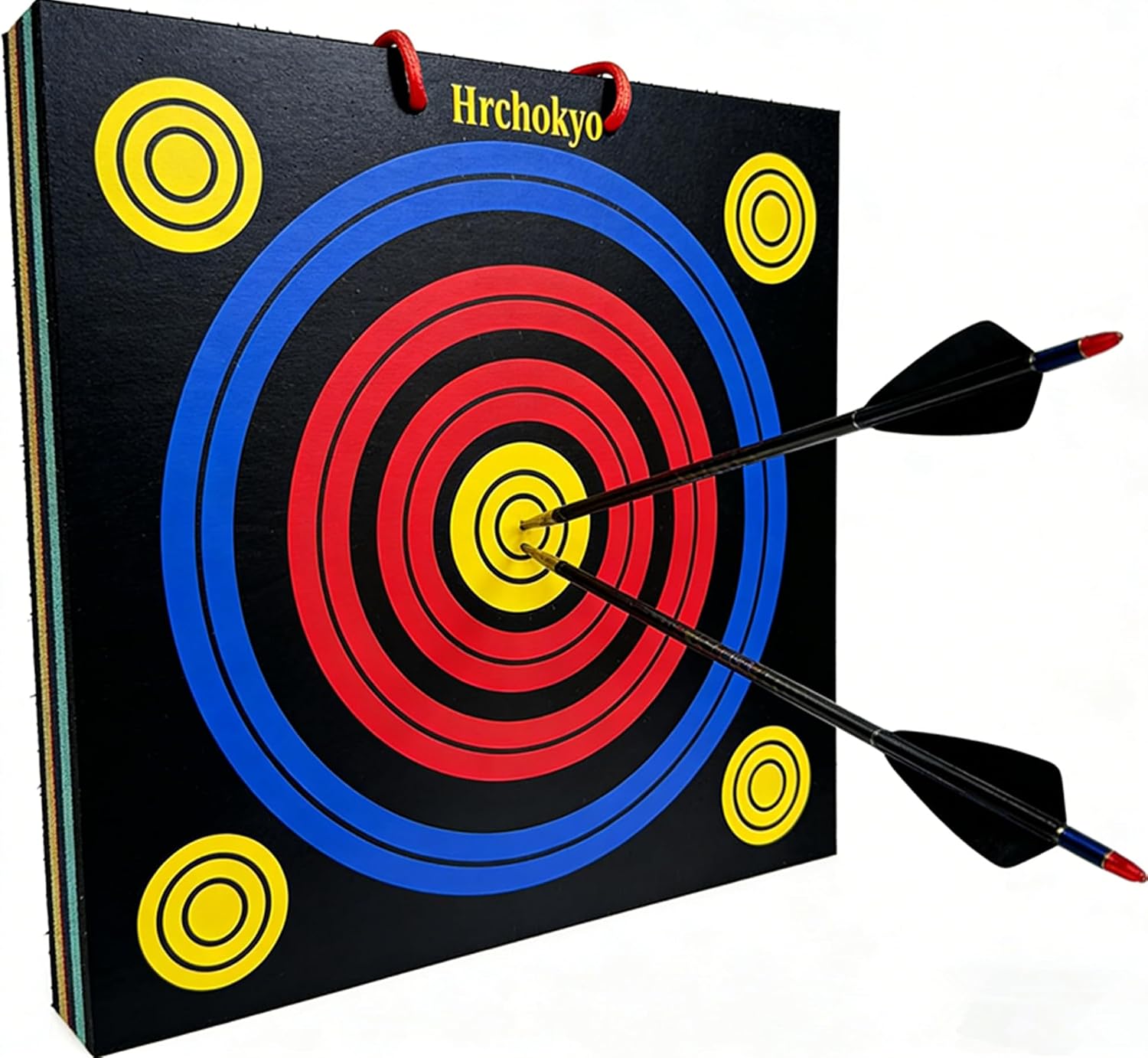 Archery Target - 20" XPE Foam Square Target for Recurve & Compound Bows, Suggestion 15–25lbs Bows, Portable Backyard