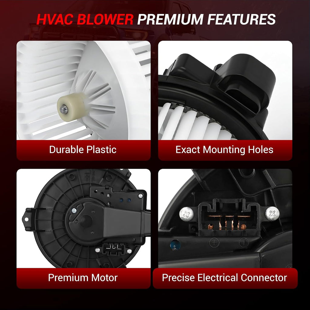 AC Blower Motor 700308 Compatible with 2014-2018 Ram 1500 Journey 2014-2017