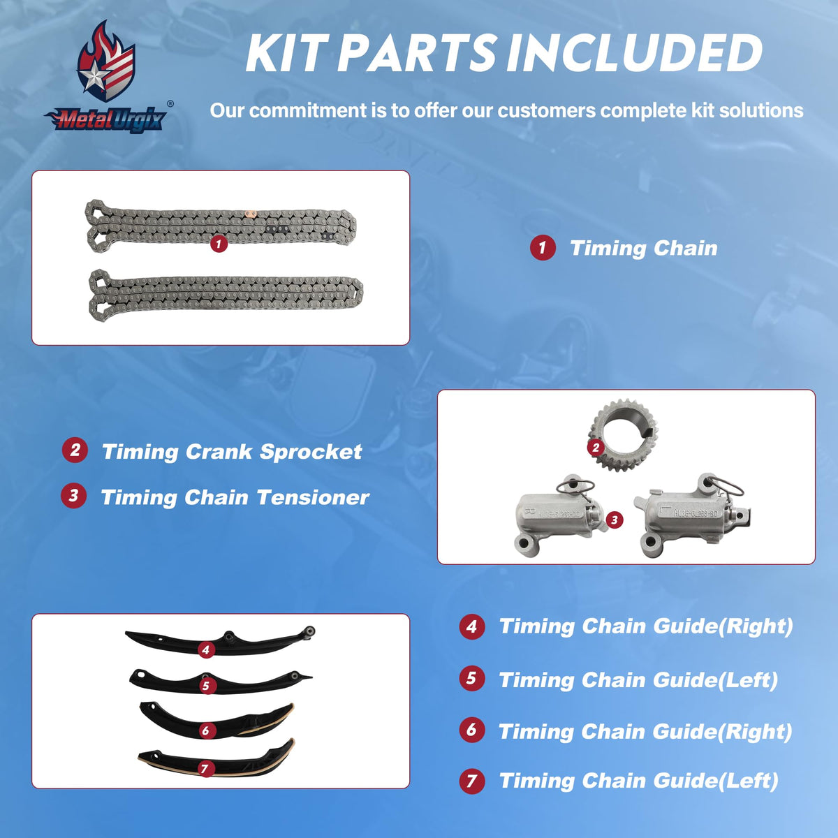 Timing Chain Kit Fit For Ford Lincoln 3.5L 2017-2022