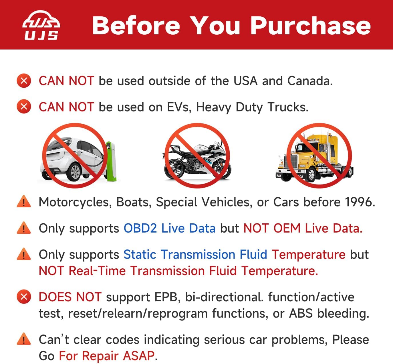 2026 Enhanced Universal OBD2 Scanner, Check Engine Code Reader - 65000+ Fault Codes, Live Data, I/M Readiness