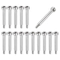 MECCANIXITY 16 Pcs 304 Stainless Steel Shoulder Bolt 4mm Shoulder Dia 25mm Shoulder Length M3x0.5 Thread Hex Socket Shoulder Bolts for Hydraulic Injection Molding Machinery Industries