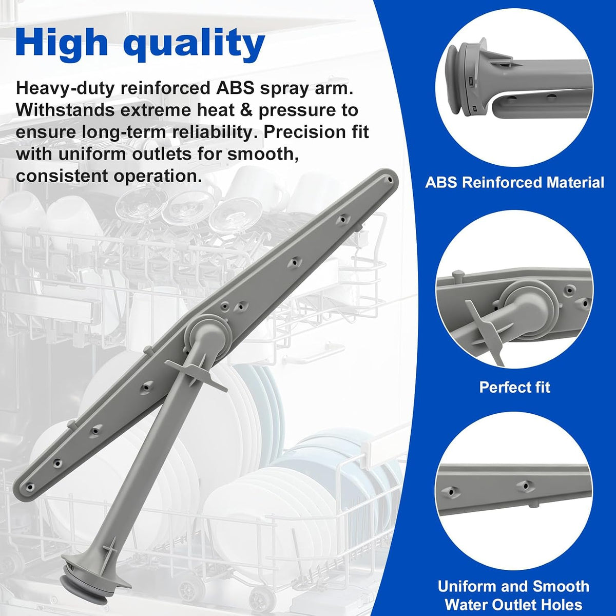 5304506740 Dishwasher Center Wash Arm Assembly for Frigidaire Dishwasher – Replaces 5304498136, PS11770527, Compatible with Electrolux Gibson Kelvinator Westinghouse