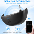 Bluetooth Adapter for Walker's Earmuffs, Wireless Bluetooth 5.1 Receiver, Rechargeable Bluetooth Accessories