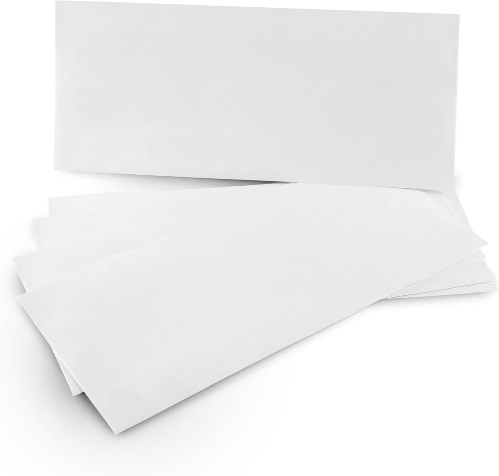 #10 Mailing Envelopes Letter Size, Gummed Security Envelopes 500 Ct