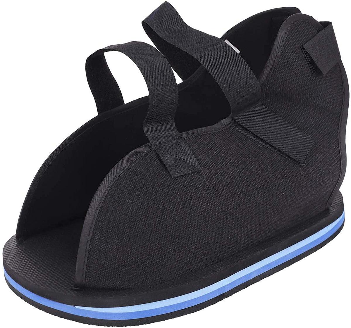 Post Op Shoe Broken Toe Open Walking Shoe Lightweight Surgical Foot Protection Cast Boot Adjustable Straps for Ankle