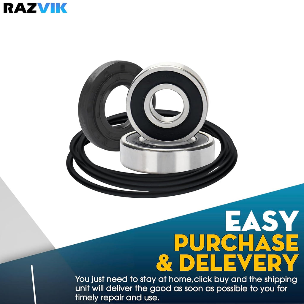Tub Bearing and Seal Kit Replacement For LG WM2650HWA WM2655HVA WM2677HBM WM2677HSM WM2677HWM WM2688HNM WM2688HNMA WM2688HWM WM2688HWMA WM2701HV WM2801HLA WM2801HRA WM2801HWA WM2901HVA Washing Machine