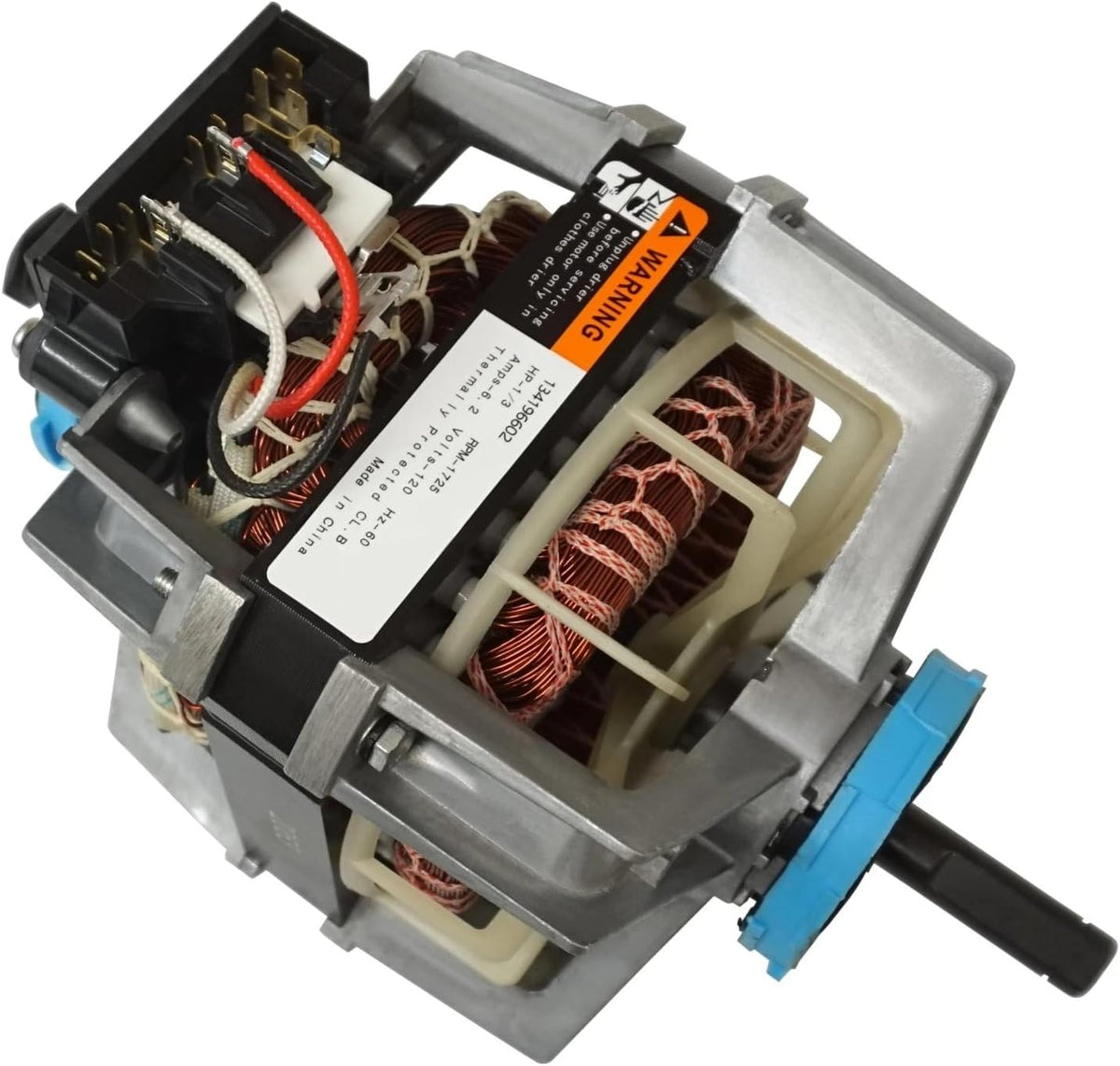 #134196601 Dryer Motor Fits MVW6500MBK0 134196600 AP6783327