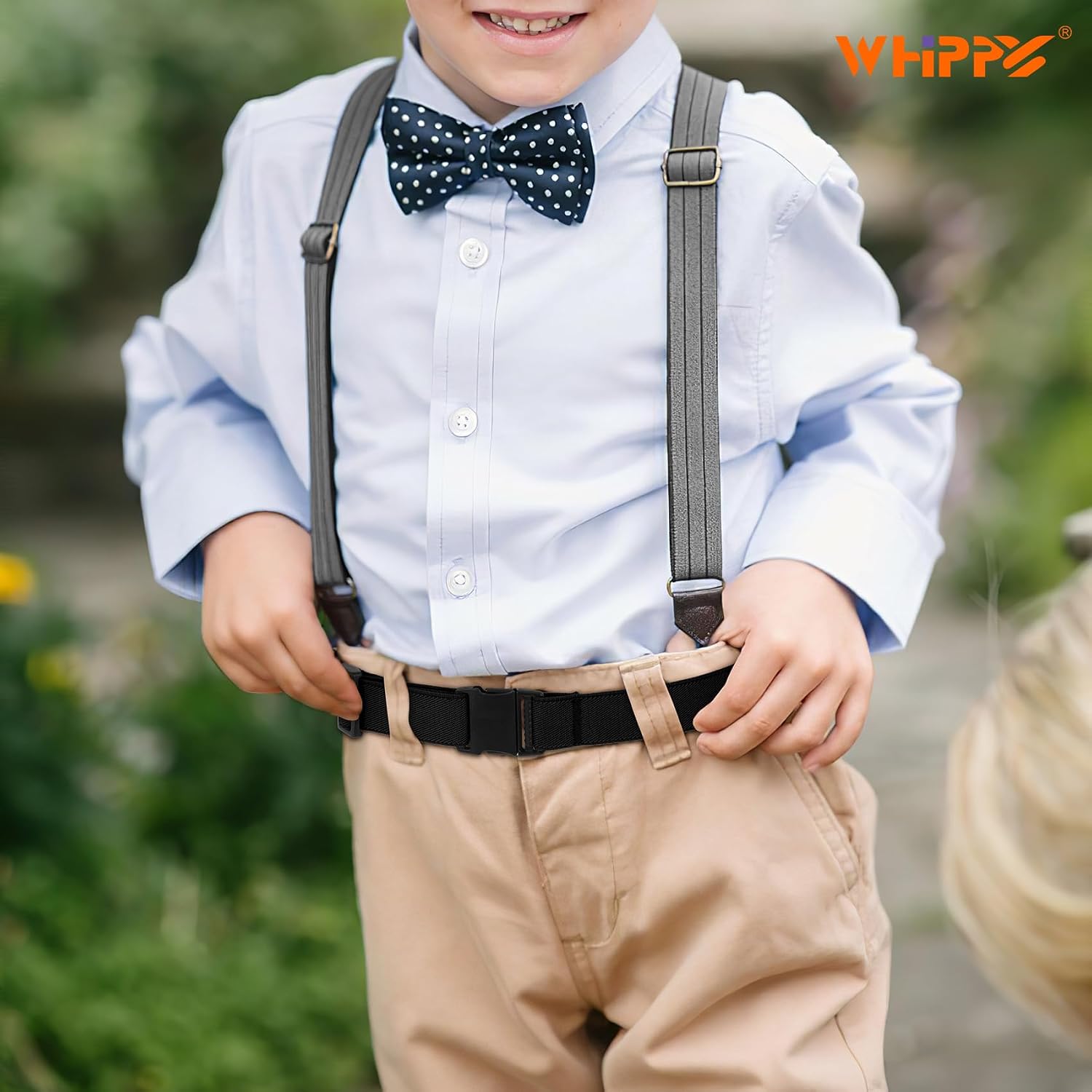 Elastic Kids Belt for Boys Girls - Stretch Invisible Belt with Adjustable Clip Buckle Latch Belts for School Sports