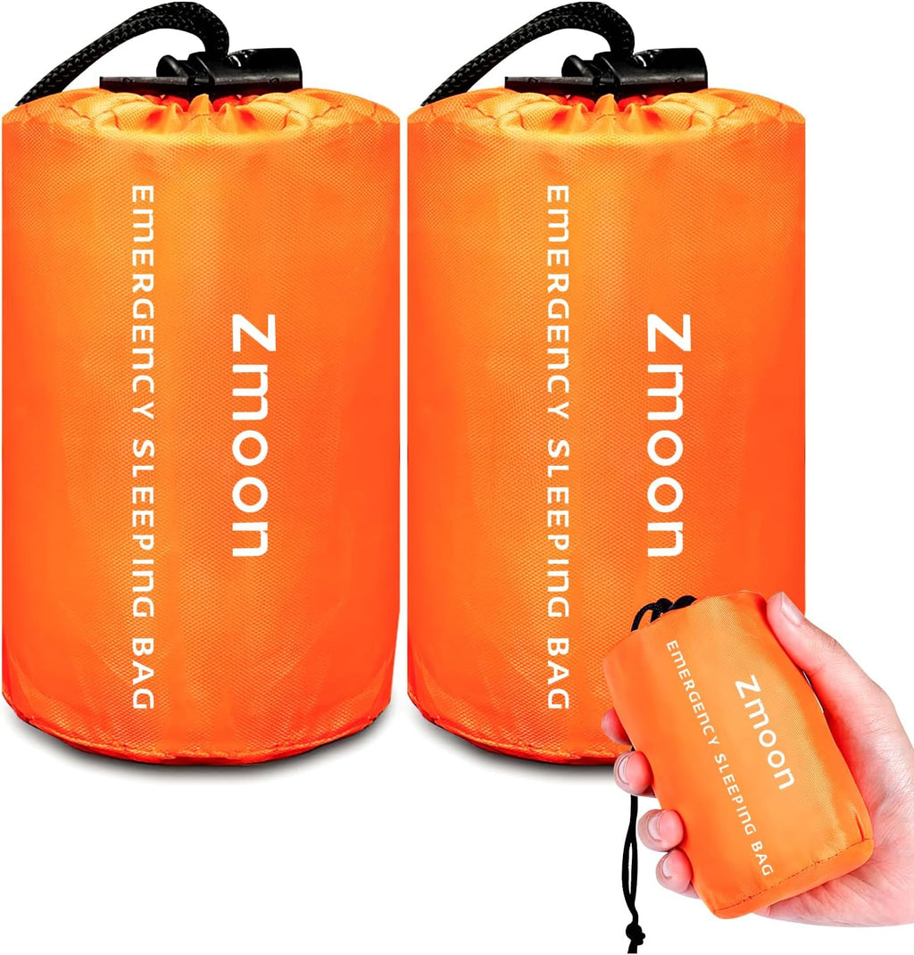 Emergency Sleeping Bag Survival Bag, Portable Waterproof Thermal Bivy Sacks,Bivvy Bags,Camping Mylar Sleeping Bag