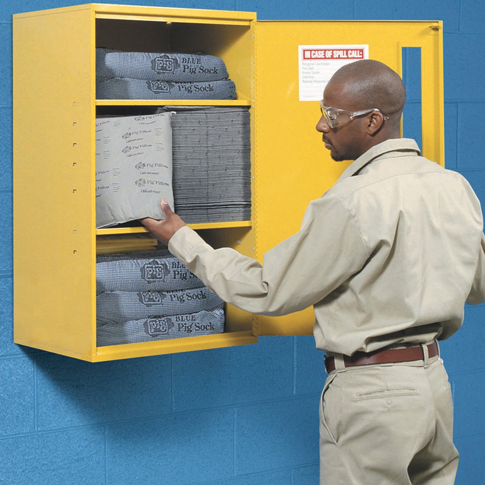 PIG Spill Kit Refill for Large Wall-Mount Cabinet | 17-Gal Absorbency | RFL228