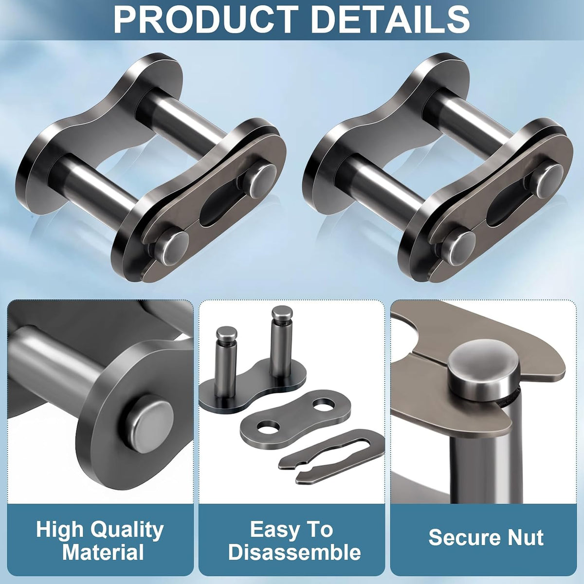 5pcs #60 Roller Chain Connecting Links