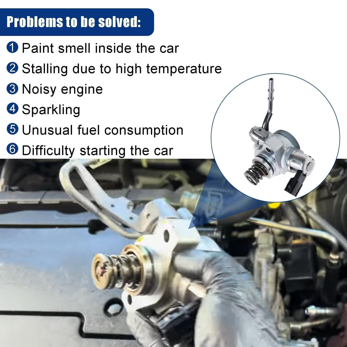 16790-5A2-A01 High Pressure Fuel Pump Replace 167905A2A01 GDP507