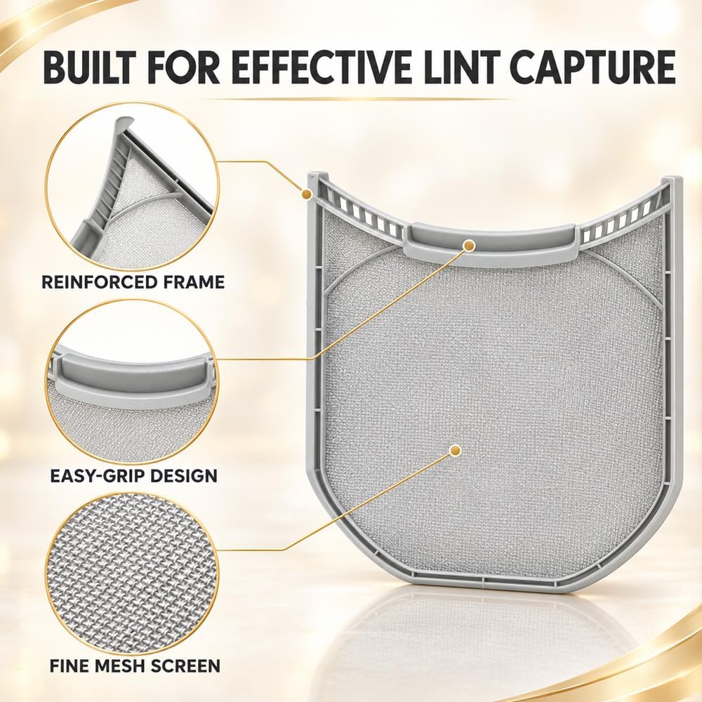 Dryer Lint Filter Replacement for LG DLG2702V 2010–2012