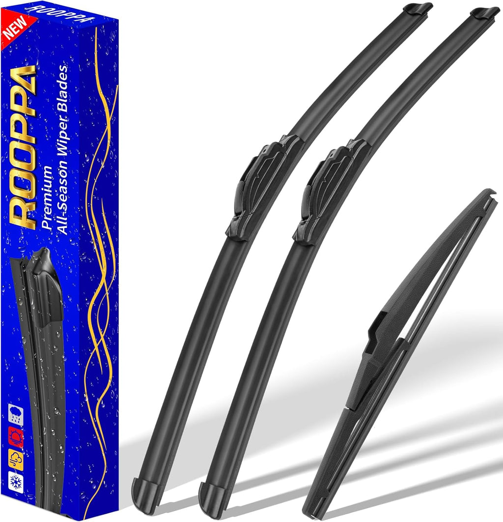 3 wipers Replacement for 2014-2021 Jeep Grand Cherokee, Windshield Wiper Blades Original Equipment Replacement
