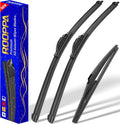3 wipers Replacement for 2014-2021 Jeep Grand Cherokee, Windshield Wiper Blades Original Equipment Replacement