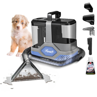 Multi-Purpose Portable Carpet and Upholstery Cleaner with 74.4 oz Large Water Tank, Self Cleaning, Powerful Suction