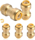 5PC HeSun 1" x 1" Push to Connect Coupling(PF009-5)