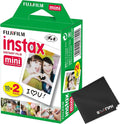 Instax Mini Instant Camera Film: 20 Shoots Total, (10 Sheets x 2) - Capture Memories Anytime, Anywhere - Boomph's