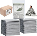 Emergency Foil Thermal Blanket shelter Survival Reflective Blankets | (Pack of 25) 210 x 160 cm (82" x 63") Perfect