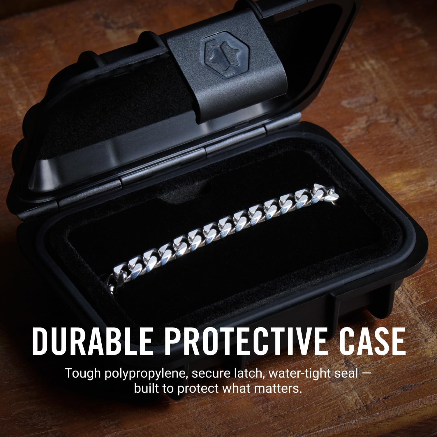 RIDGE 5mm Curb Chain for Men, Rugged and Durable Men’s Chain Necklace with Secure Clasp